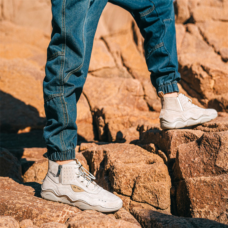 Jeep Short Outdoor Boots Men's Sand купить в интернет-магазине Yoocart с быстрой доставкой по России.