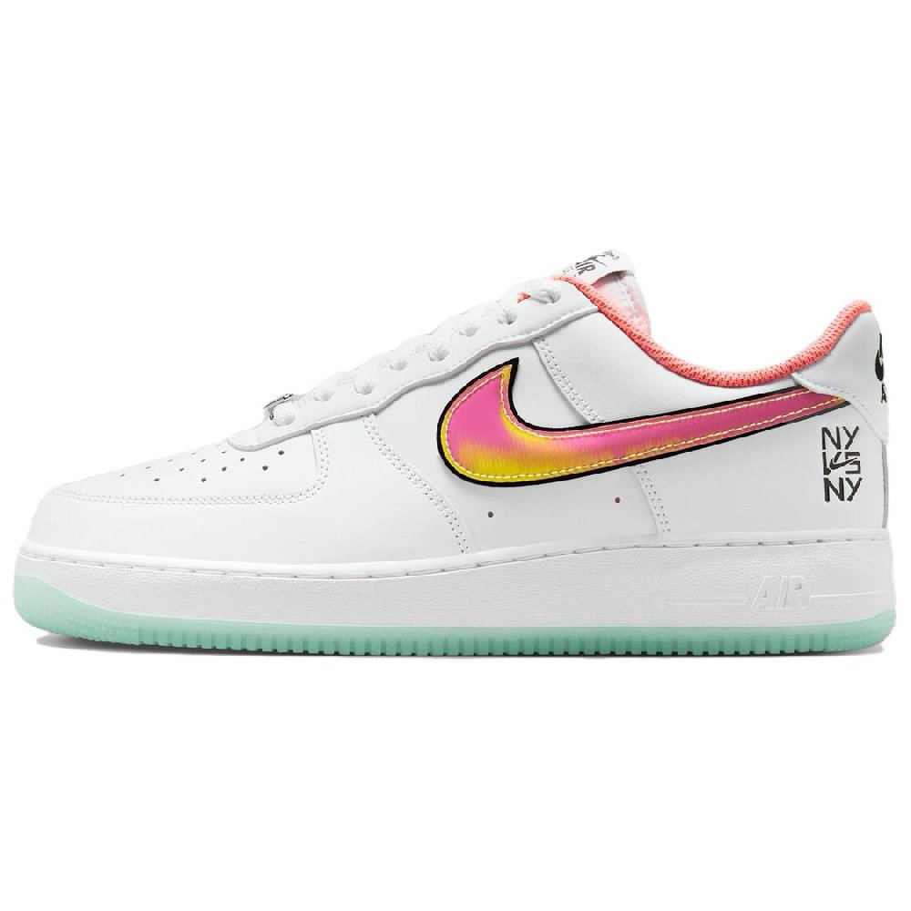 Nike Air Force 1 Low Ny Vs. Ny White Crimson Pulse