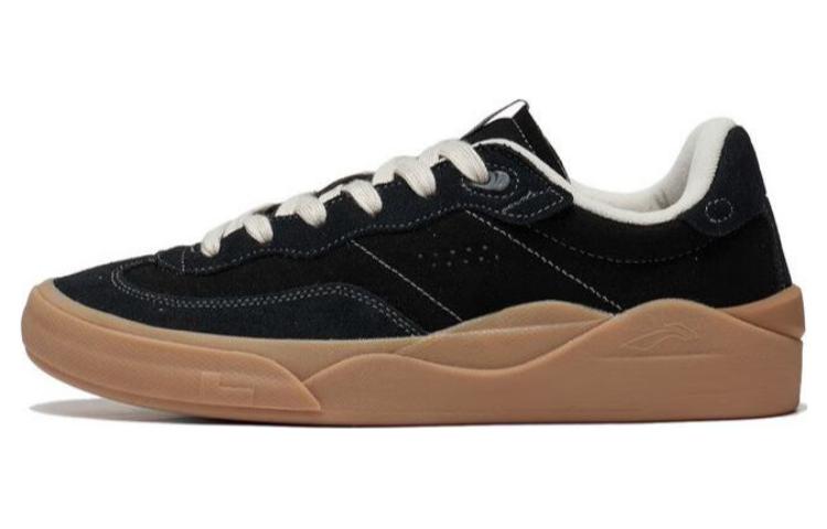 LiNing Extreme Sports Collection Skate General Durable Breathable Low-Top Skateboard Shoes Men's Black