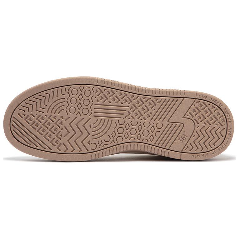 361° Wear-resistant And Lightweight Low-Top Skateboard Shoes Women's White Umber