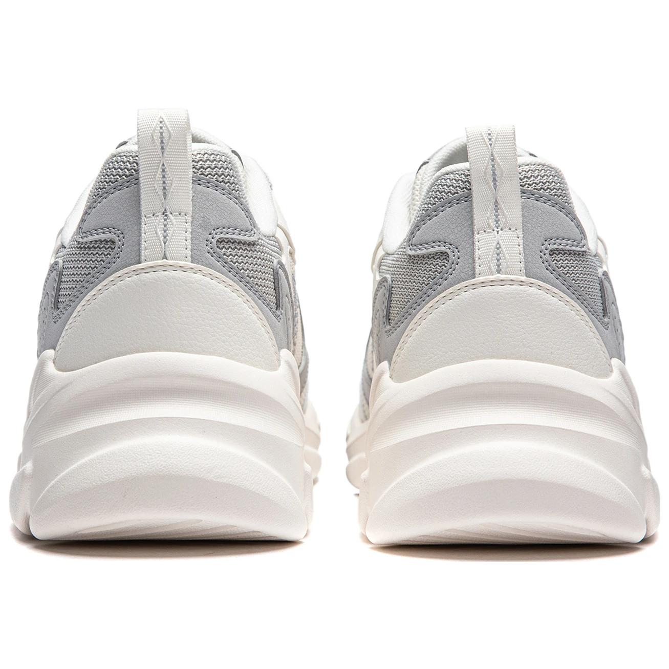 LiNing Clouds Cushioning Anti-Slip And Wear-Resistant Support Casual Shoes Men's White Gray купить в интернет-магазине Yoocart с быстрой доставкой по России.