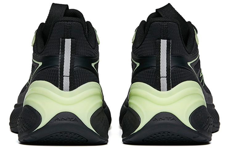 Anta C37 2.0 Cushioned Anti-Slip And Wear-Resistant Lightweight Low-Top Running Shoes Men's Fluorescent Black купить в интернет-магазине Yoocart с быстрой доставкой по России.