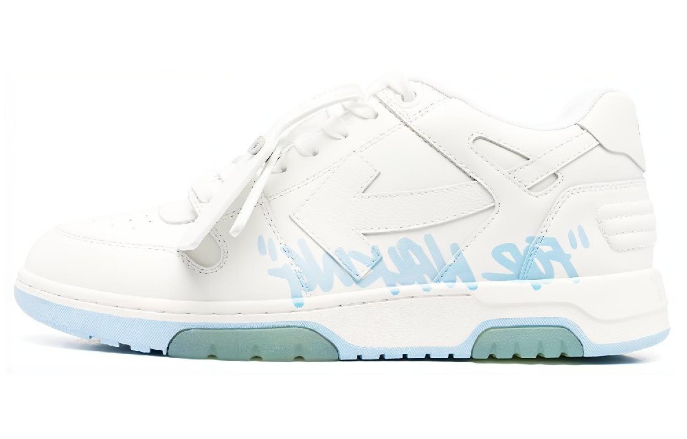 OFF WHITE Out Of Office For Walking Sneaker 'White Blue'