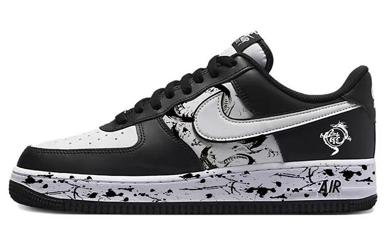 Nike Air Force 1 Low Low-Top Skateboard Shoes Unisex White Black