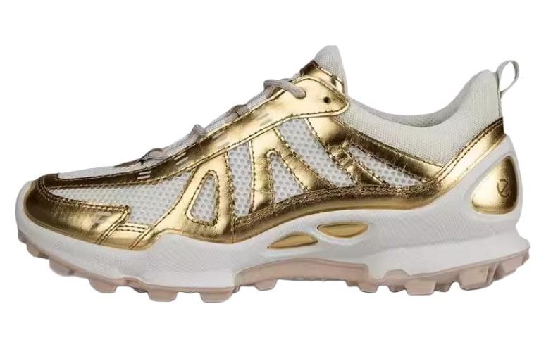 Ecco Low-Top Casual Shoes Women's Gold