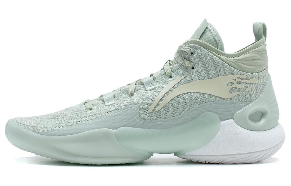 LINING YuShuai 18 Basketball Shoes Men's Mid top Light Green