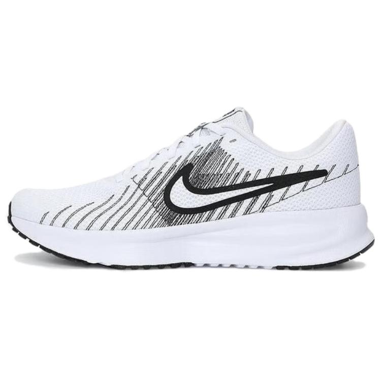 Nike RUN DEFY Abrasion Resistant Low Top Casual Running Shoes Men's White