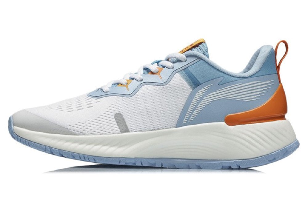 LINING YueYing Essential Running Shoes Men Low-Top Standard White/New Aurora Blue/Xinjiang Blue