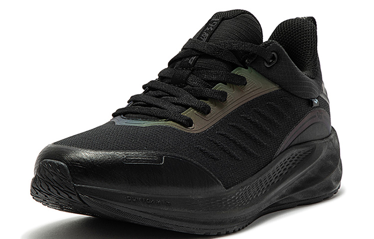 361° Rain Block 6.0 Anti-Slip Wear-Resistant Low-Top Winter Padded Running Shoes Women's Obsidian Black