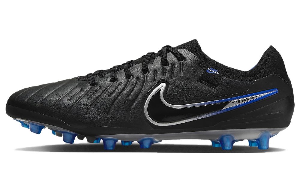 Nike Tiempo Legend 10 Cushioned Slip-Resistant Soccer Shoes Unisex Black