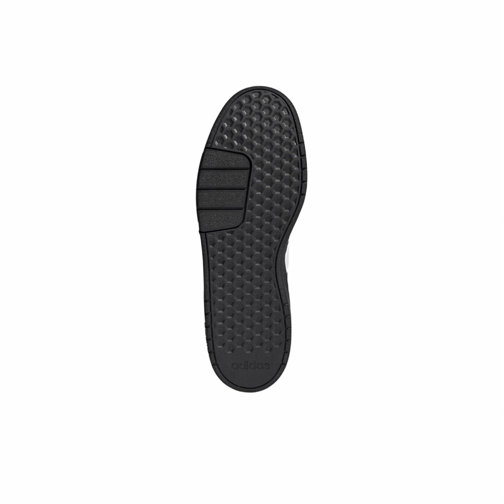 Adidas Neo Coneo Qt Anti Slip Wear Resistant Low Top Skateboard Shoes Unisex Black Silver