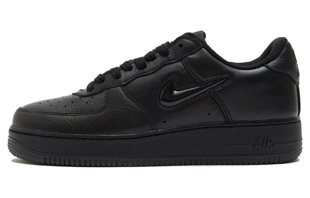 Nike Air FORCE 1 Кроссовки для скейтбординга Низкие Черные Мужские