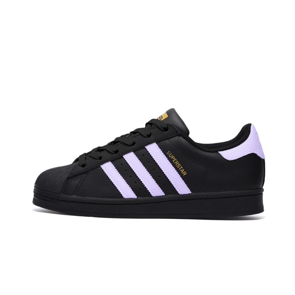 Adidas Originals SUPERSTAR Anti Slip Wear Resistant Low Top Skateboard Shoes Unisex Black