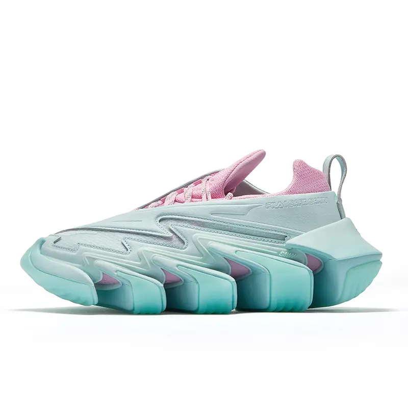 FILA FUSION SAWTOOTH Casual Shoes Women's Pink Splash Green