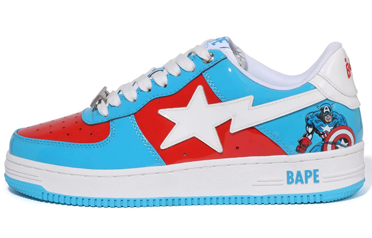 A BATHING APE X Marvel Bape Sta 'Captain America' Women's