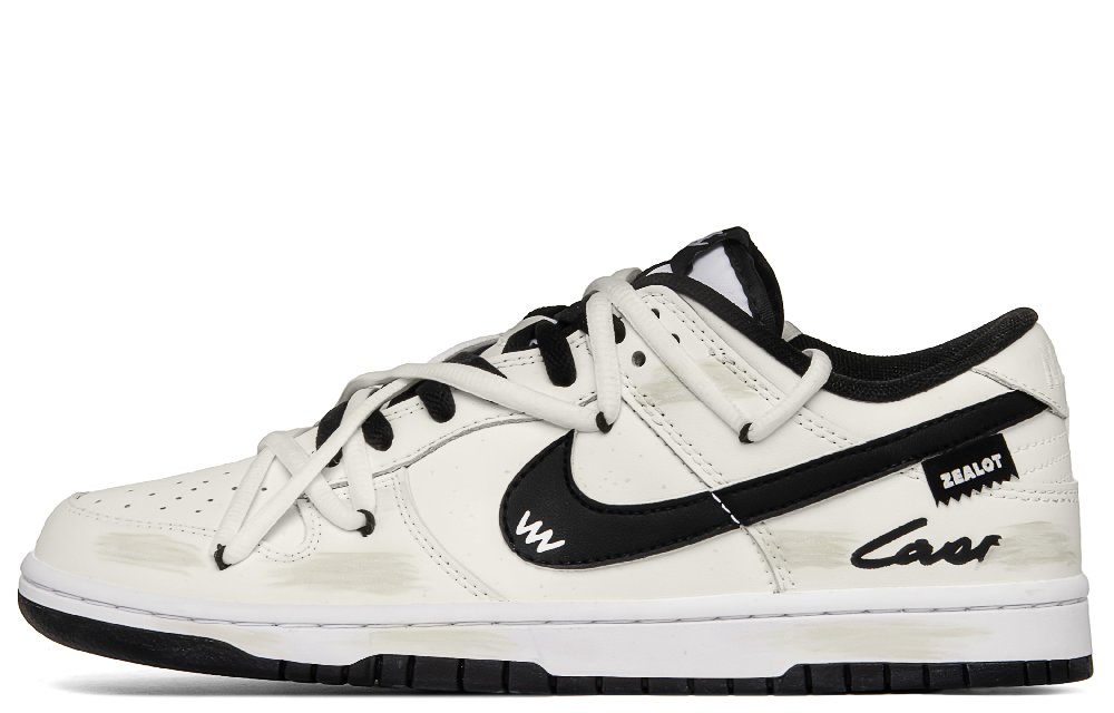 Nike Dunk Anti Slip Wear Resistant Low Top Skateboard Shoes Unisex Ecru