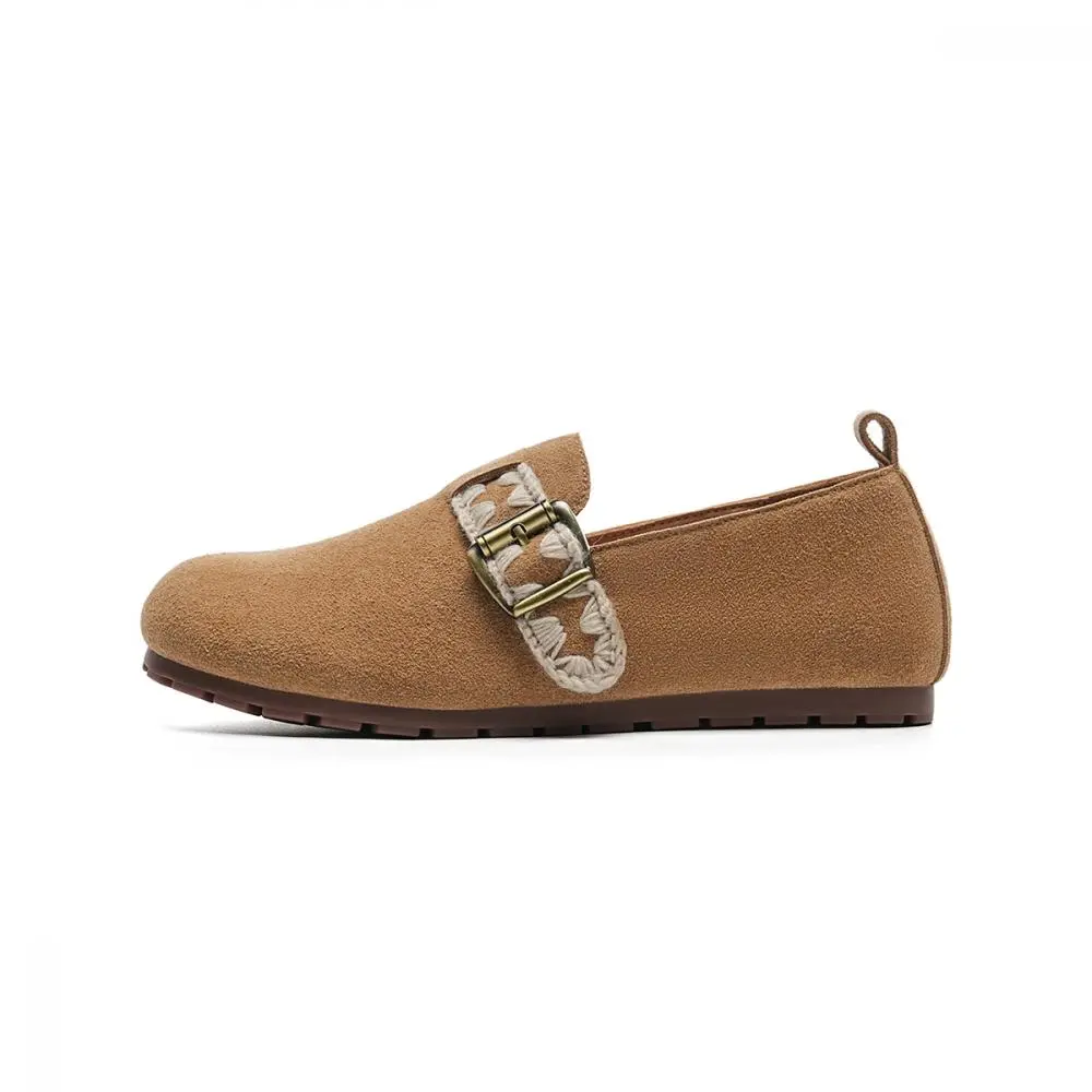 EBLAN Casual Single Shoes Women's Brown