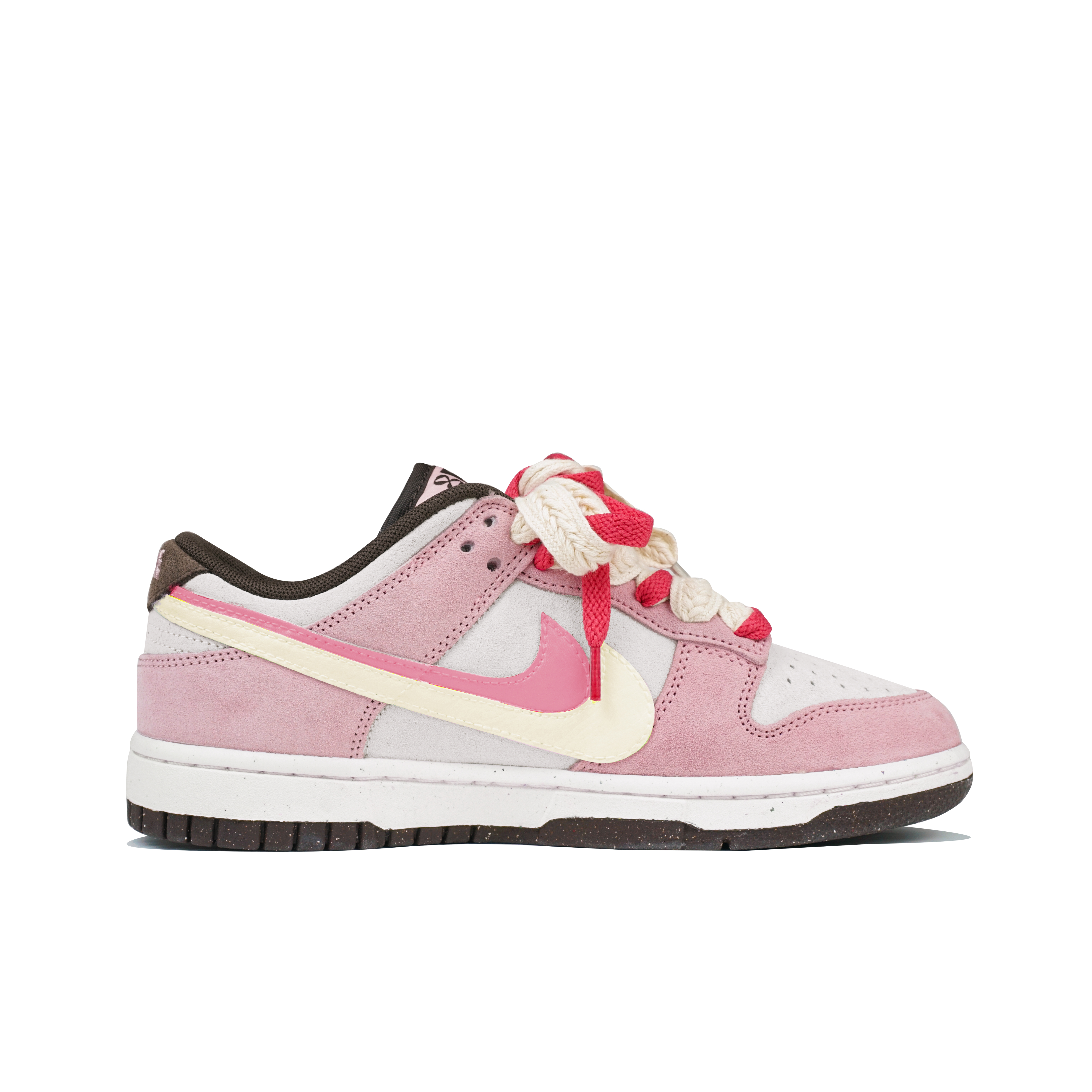 Nike Dunk Low-Top Skateboard Shoes Women's White Pink купить в интернет-магазине Yoocart с быстрой доставкой по России.