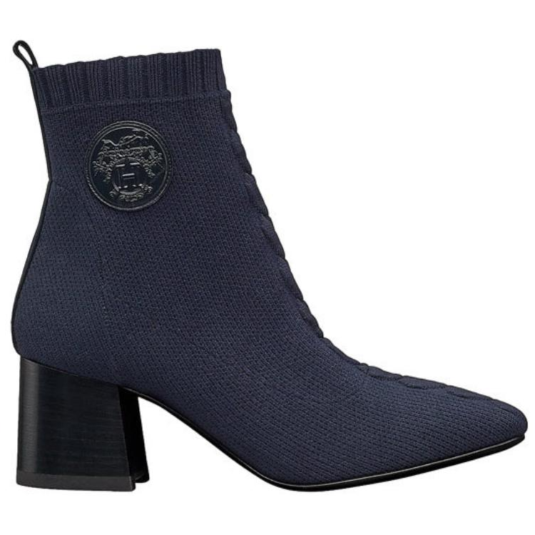HERMES Volver Ankle Boots 6cm Women's Blue