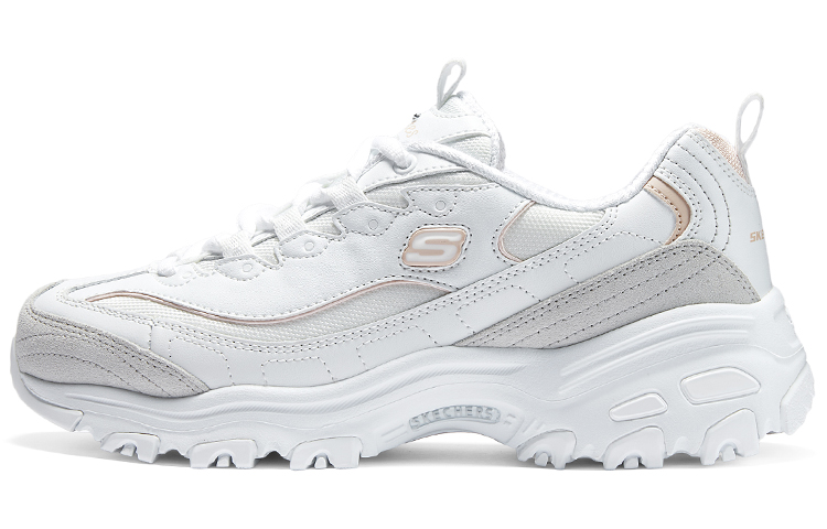 Skechers D'LITES 1.0 Anti-Slip And Wear-Resistant Support Lightweight Height Increasing Low-Top Chunky Sneakers Women's