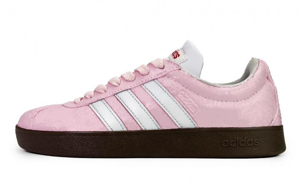 Adidas Neo VL Court 2.0 Skateboard Shoes Unisex Low-Top Pink/White