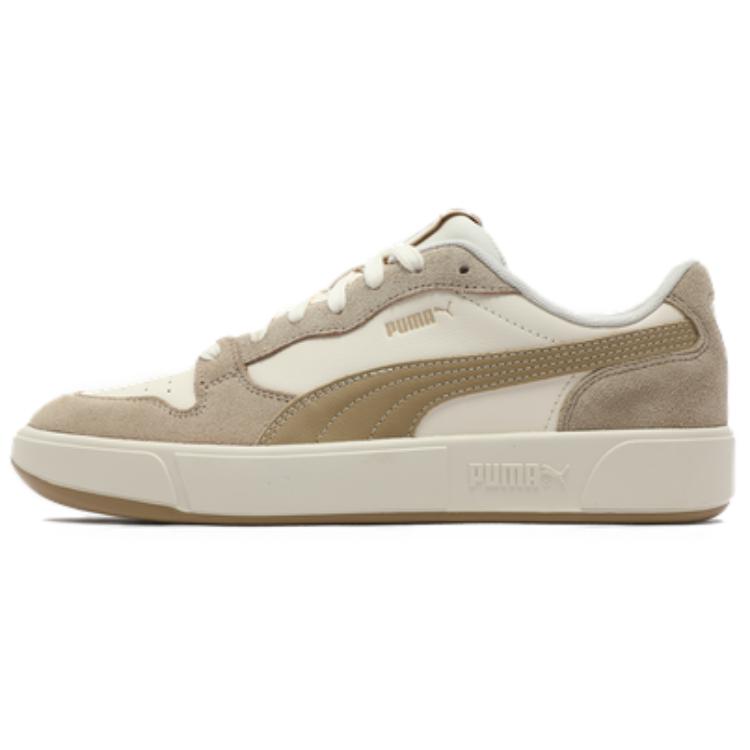 PUMA Sky LX Low Top Skateboard Shoes Unisex Ecru Light Brown