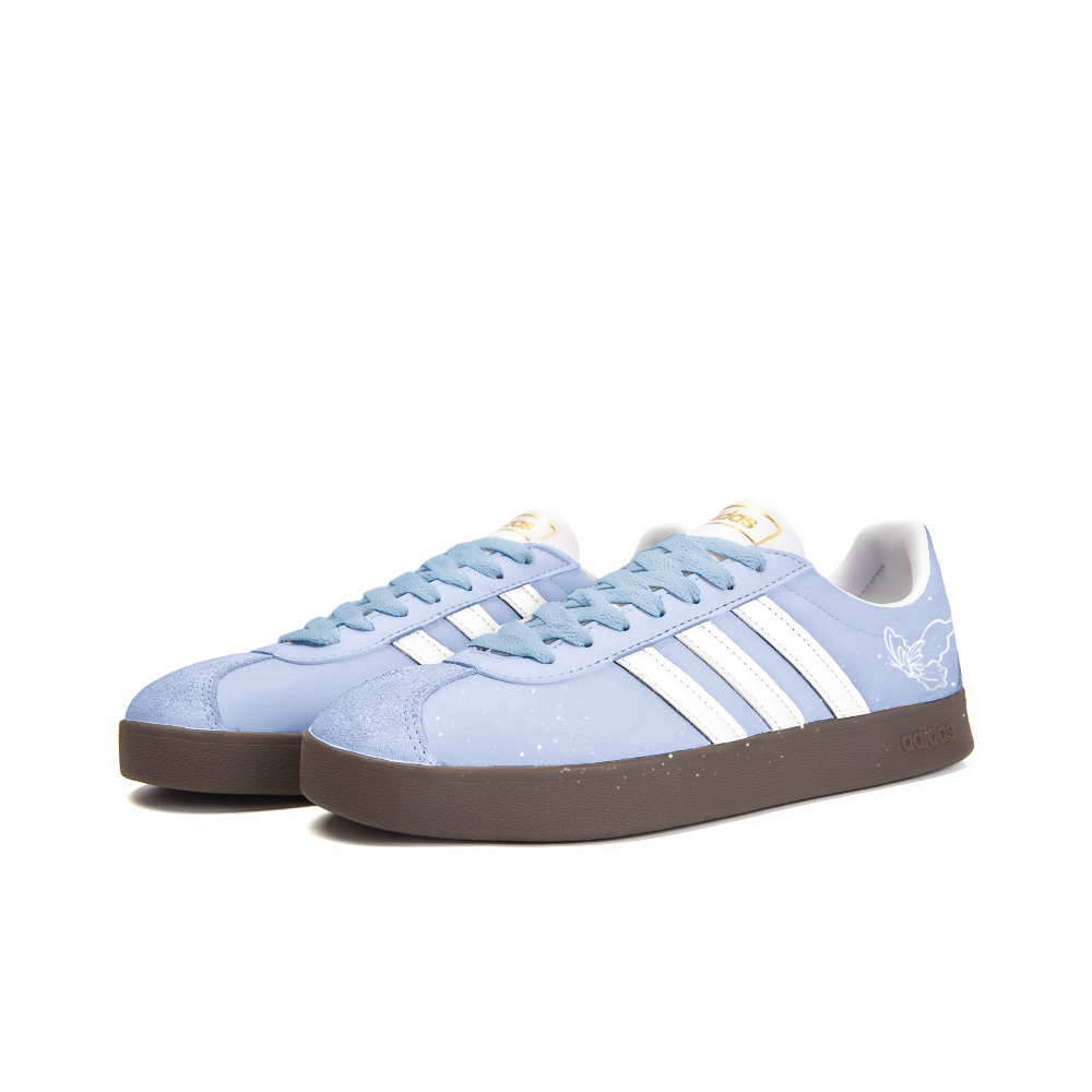 Adidas Neo VL Court 2.0 Wear resistant And Lightweight Low Top Skateboard Shoes Unisex Purple