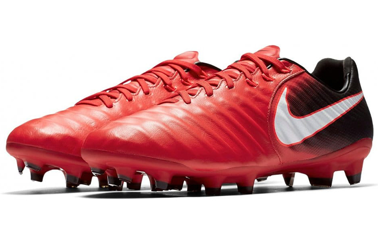 Nike TIEMPO LEGACY 3 Cushioned Anti-Slip And Wear-Resistant Lightweight Soccer Shoes Men's Red Black купить в интернет-магазине Yoocart с быстрой доставкой по России.