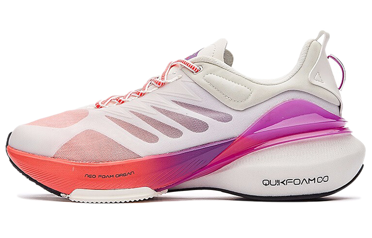361° Phantom Night Starry Realm Anti-Slip Wear-Resistant Low-Top Running Shoes Men's White Purple