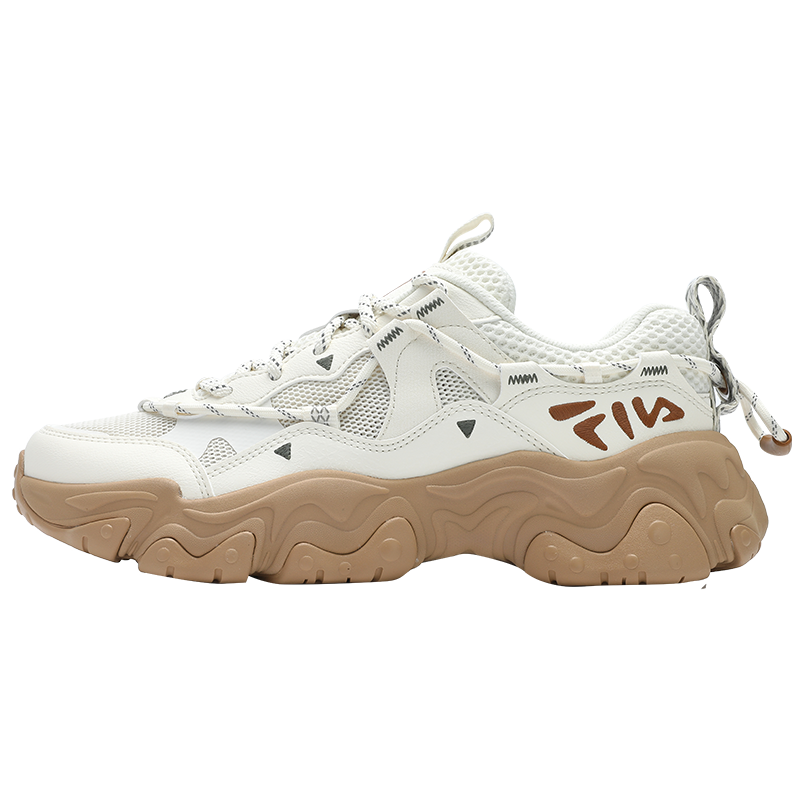 FILA FLUID 5 Cat Paw 5.0 Anti Slip Wear Resistant Low Top Casual Shoes Women's White