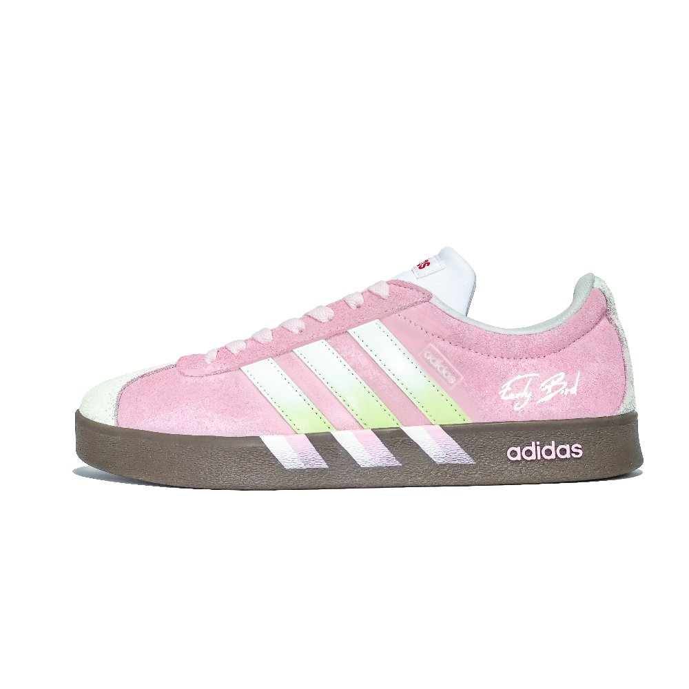 Adidas VL COURT 2.0 Cushioning, Wear Resistant Low Top Skateboard Shoes Women's Pink