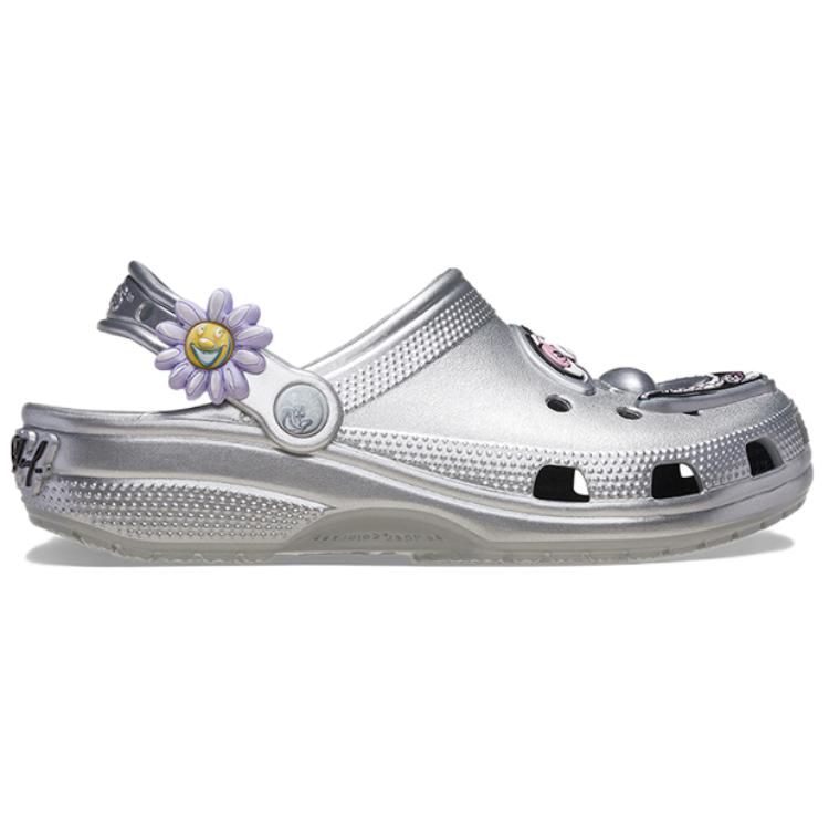 Crocs X Kenny Scharf Classic Clog 'Silver' купить в интернет-магазине Yoocart с быстрой доставкой по России.