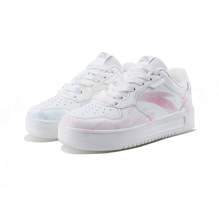 ANTA Relaxed Skateboard Shoes Unisex Low top Pink