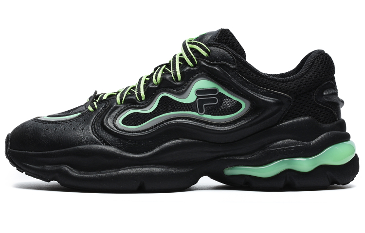 FILA FUSION Palatte Sneakers 'Black Green' Women's
