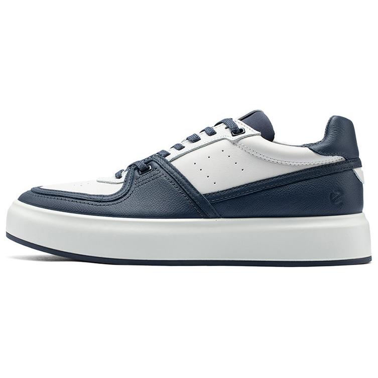 Ecco Street ACE Low-Top Skateboard Shoes Men's Blue White
