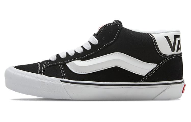 Vans Knu Mid Black True White