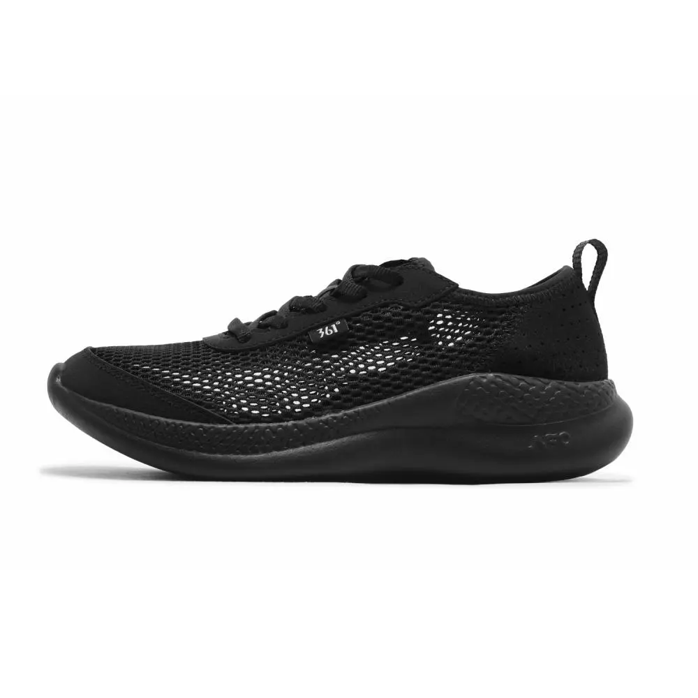 361° Cushioning, Breathable, Lightweight EVA Casual Sprint City Commute Running Shoes Women's Obsidian Black