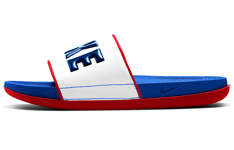 Nike Offcourt White/Blue/Red Slipper