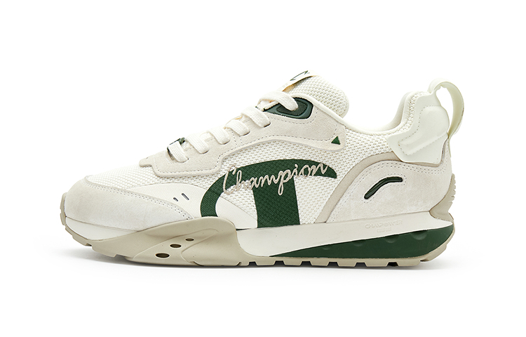 Champion Wear-Resistant Low-Top Running Shoes Men's Dark Green