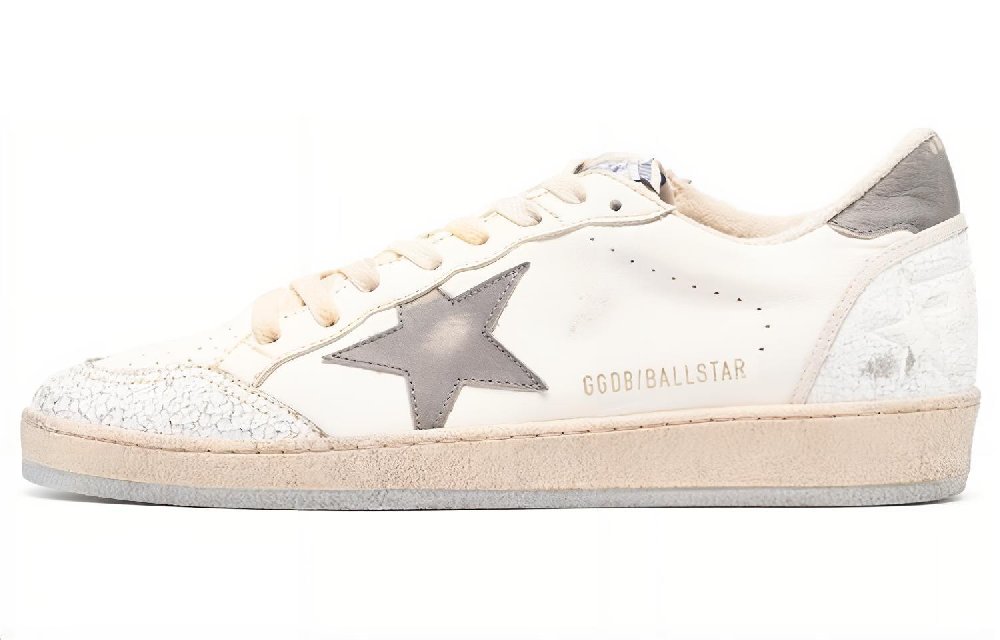 Golden Goose Logo-patch Leather Sneakers
