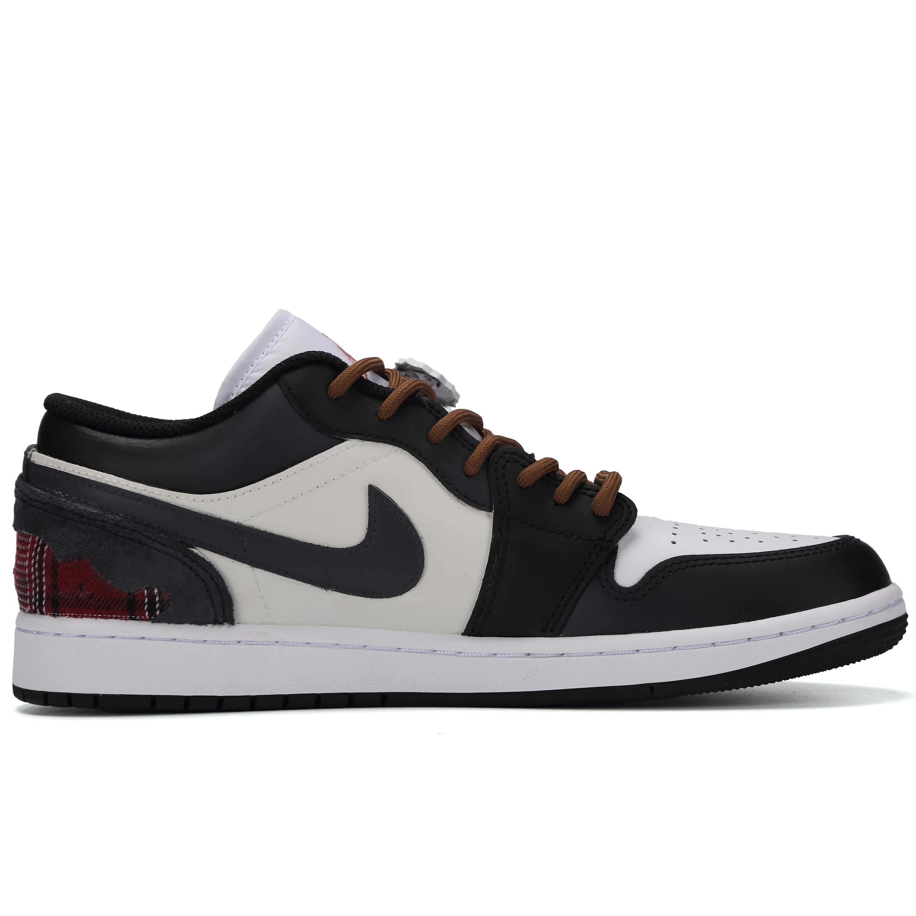 Jordan Air Jordan 1 Uncontrolled Public School Abrasion Resistant Low Top Vintage Basketball Shoes Men's Gray Black Red купить в интернет-магазине Yoocart с быстрой доставкой по России.