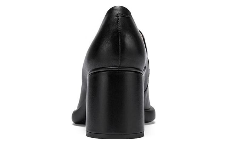 Ecco Chunky Heel High Heels 7.5cm Women's Black купить в интернет-магазине Yoocart с быстрой доставкой по России.