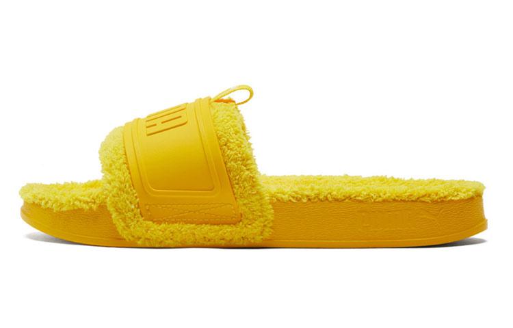 PUMA Leadcat Ylm Slide Winter YellowThickenedSlippers Yellow