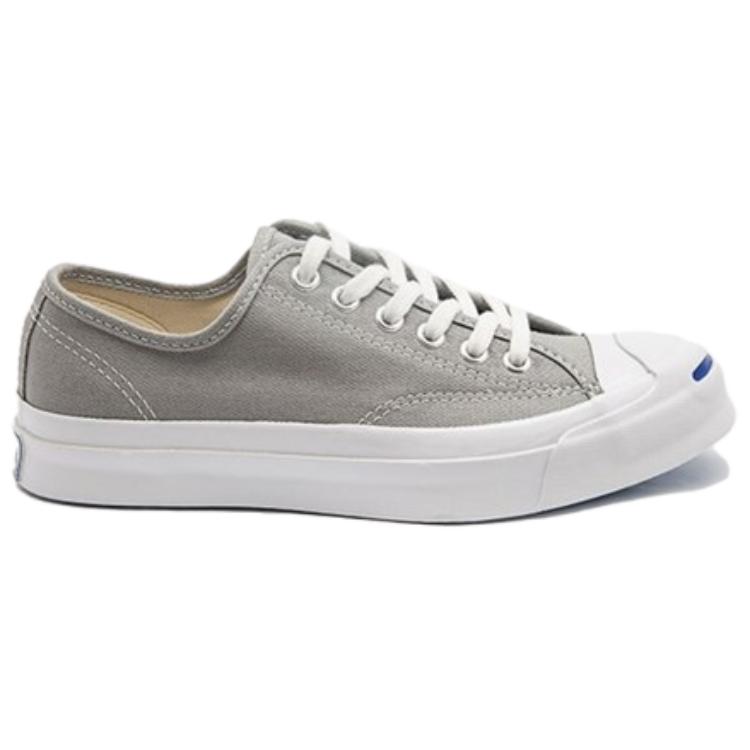 Converse Jack Purcell Anti-Slip Wear-Resistant Low-Top Canvas Shoes Unisex Gray
