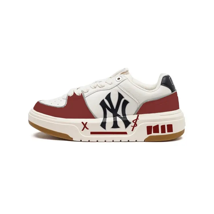 MLB Chunky Liner Red Brick Low top Skateboard Shoes Unisex White Red