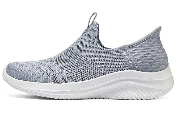 Skechers Ultra Flex 3.0 Breathable Lightweight Low-Top Casual Shoes Women's Light Gray