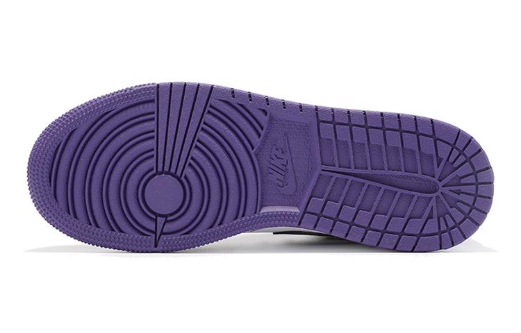 Air Jordan 1 Low 'Court Purple Black Toe' Gs купить в интернет-магазине Yoocart с быстрой доставкой по России.