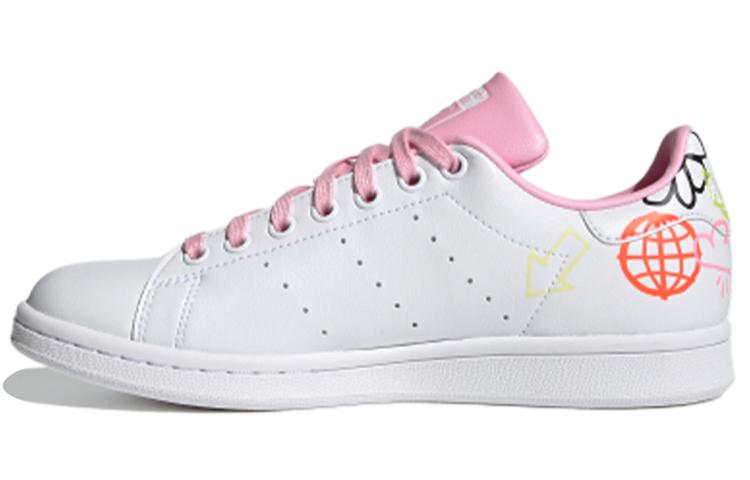 Adidas Stan Smith Doodle White Pink Women's