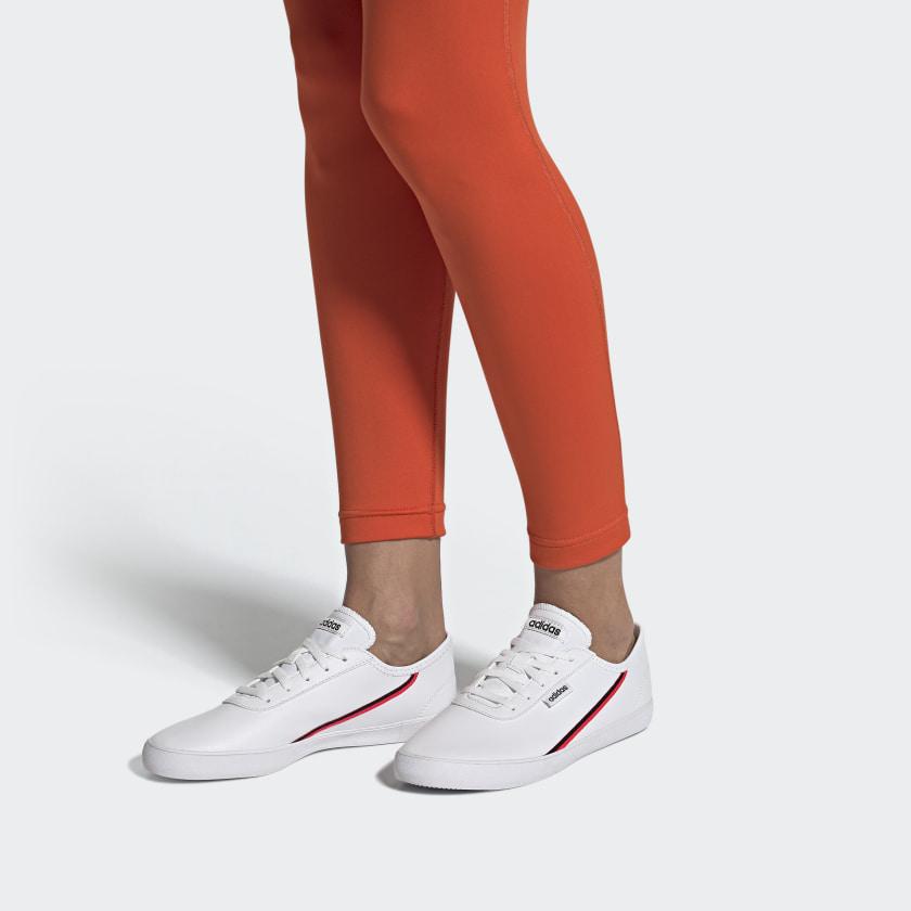 Adidas Neo Courtflash X White/Red Women's купить в интернет-магазине Yoocart с быстрой доставкой по России.