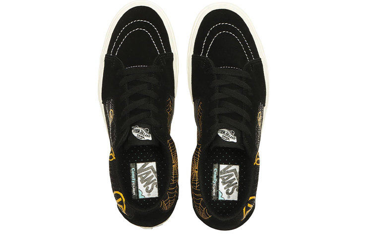 Vans SK8 Skateboard Shoes Unisex Low-Top Black/Yellow